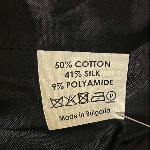 Dries Van Noten Black Floral Silk Blazer, size 40; design: lt blue,purple, gold - Picture 7 of 9